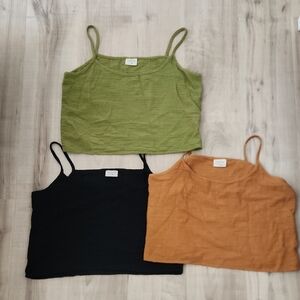 Set Of 3 Curator SF Peggy Camisole Tops Medium